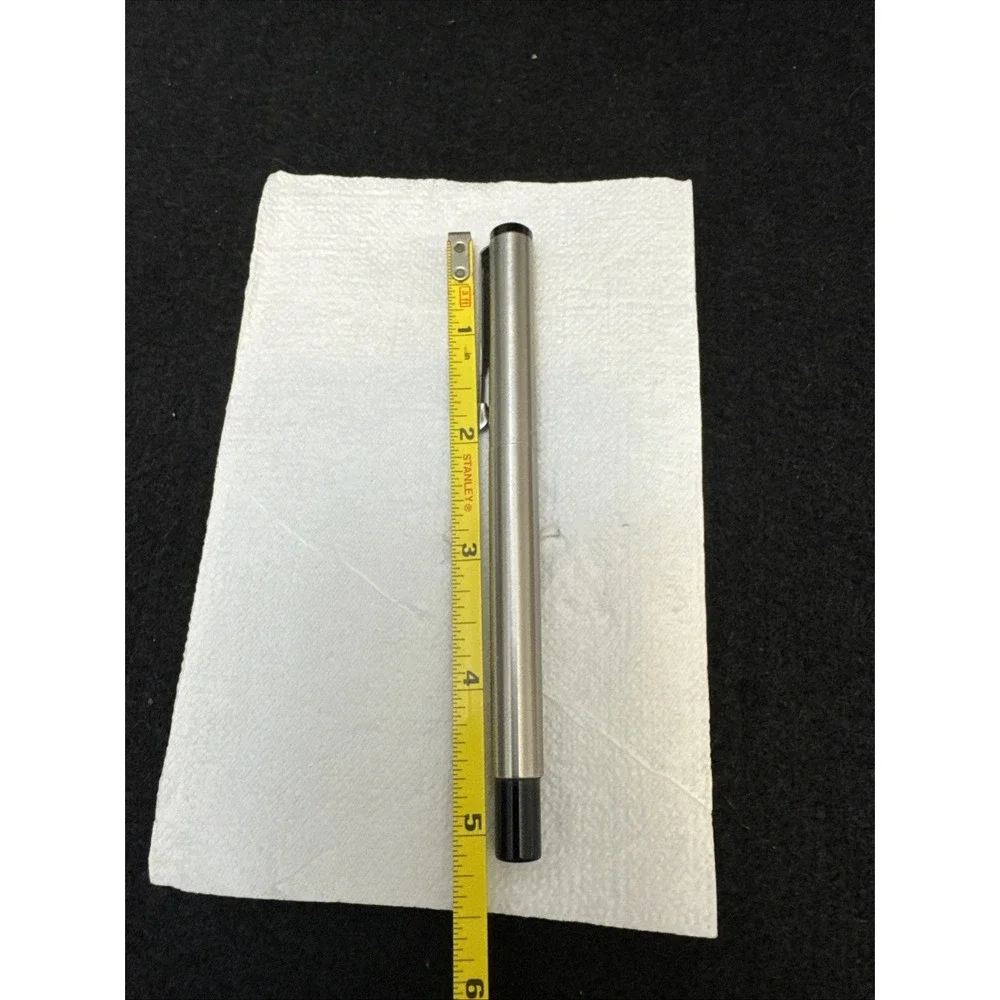 Parker Vector Stainless Steel Medium Nib Fountain pen Made In UK N III